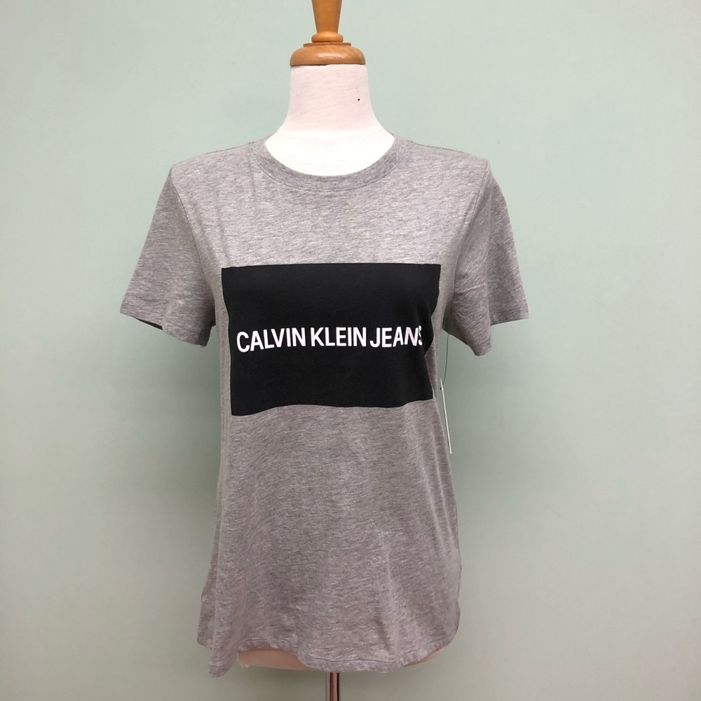 Calvin Klein | Women's Short Sleeve T-Shirt | Grey | Size Large